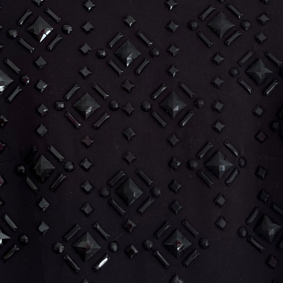 Club Monaco Black Beaded Dress - Picture 5 of 7